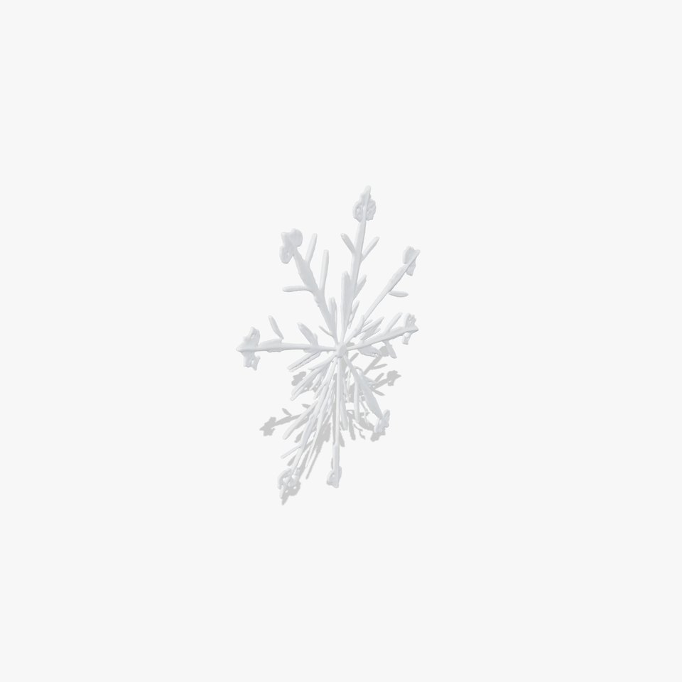 Intricate Snowflake Model Pack for Game and Animation